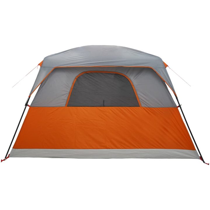 Familjetält cabin 6 personer orange vattentätt vidaXL 6 - Person – bild 8