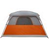 Familjetält cabin 6 personer orange vattentätt vidaXL 6 - Person – miniatyr 9