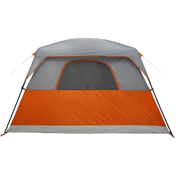 Familjetält cabin 6 personer orange vattentätt vidaXL 6 - Person – bild 9