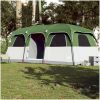 Familjetält cabin 9 personer grön vattentätt vidaXL 9 - Person – miniatyr 3