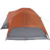 Familjetält Crossvent 8 personer orange vattentätt vidaXL 8 - Person – miniatyr 8