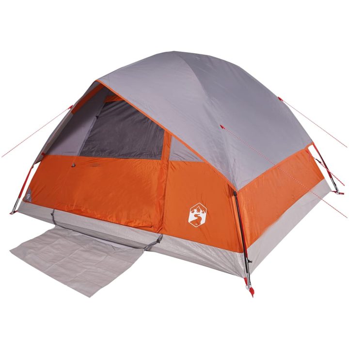 Familjetält kupol 6 person orange vattentätt vidaXL 6 - Person – bild 4