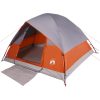 Familjetält kupol 6 person orange vattentätt vidaXL 6 - Person – miniatyr 6