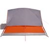 Familjetält kupol 6 person orange vattentätt vidaXL 6 - Person – miniatyr 8