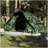 Familjetält kupol 6 personer kamouflage vattentätt vidaXL 6 - Person – miniatyr 1