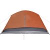 Familjetält med veranda 6 person grå och orange vattentätt vidaXL 6 - Person – miniatyr 10