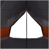 Familjetält tipi 10 person grå och orange vattentätt vidaXL 10 - Person – miniatyr 10