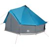 Familjetält tipi 10 personer blå vattentätt vidaXL 10 - Person – miniatyr 5