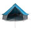 Familjetält tipi 10 personer blå vattentätt vidaXL 10 - Person – miniatyr 7