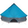 Familjetält tipi 10 personer blå vattentätt vidaXL 10 - Person – miniatyr 9
