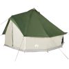 Familjetält tipi 10 personer grön vattentätt vidaXL 10 - Person – miniatyr 5