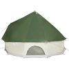 Familjetält tipi 10 personer grön vattentätt vidaXL 10 - Person – miniatyr 8