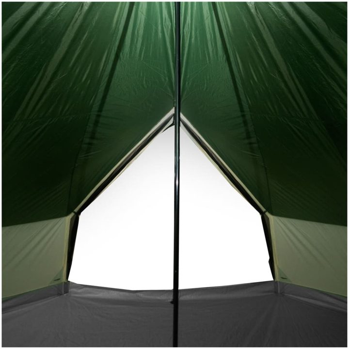 Familjetält tipi 10 personer grön vattentätt vidaXL 10 - Person – bild 10