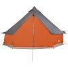 Familjetält tipi 12 person grå och orange vattentätt vidaXL 12 - Person – miniatyr 6