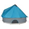 Familjetält tipi 12 personer blå vattentätt vidaXL 12 - Person – miniatyr 8