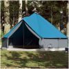Familjetält tipi 12 personer blå vattentätt vidaXL 12 - Person – miniatyr 1