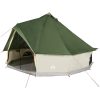 Familjetält tipi 12 personer grön vattentätt vidaXL 12 - Person – miniatyr 5