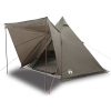 Familjetält tipi 6 personer brun vattentätt vidaXL 6 - Person – miniatyr 2