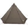 Familjetält tipi 6 personer brun vattentätt vidaXL 6 - Person – miniatyr 6