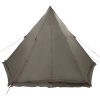 Familjetält tipi 6 personer brun vattentätt vidaXL 6 - Person – miniatyr 9