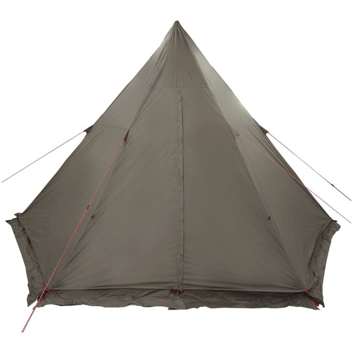 Familjetält tipi 6 personer brun vattentätt vidaXL 6 - Person – bild 9