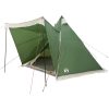 Familjetält tipi 6 personer grön vattentätt vidaXL 6 - Person – miniatyr 3