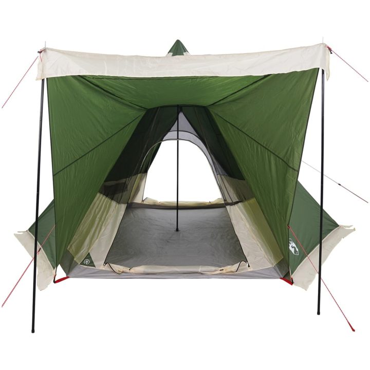 Familjetält tipi 6 personer grön vattentätt vidaXL 6 - Person – bild 5