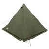 Familjetält tipi 6 personer olivgrön vattentätt vidaXL 6 - Person – miniatyr 7