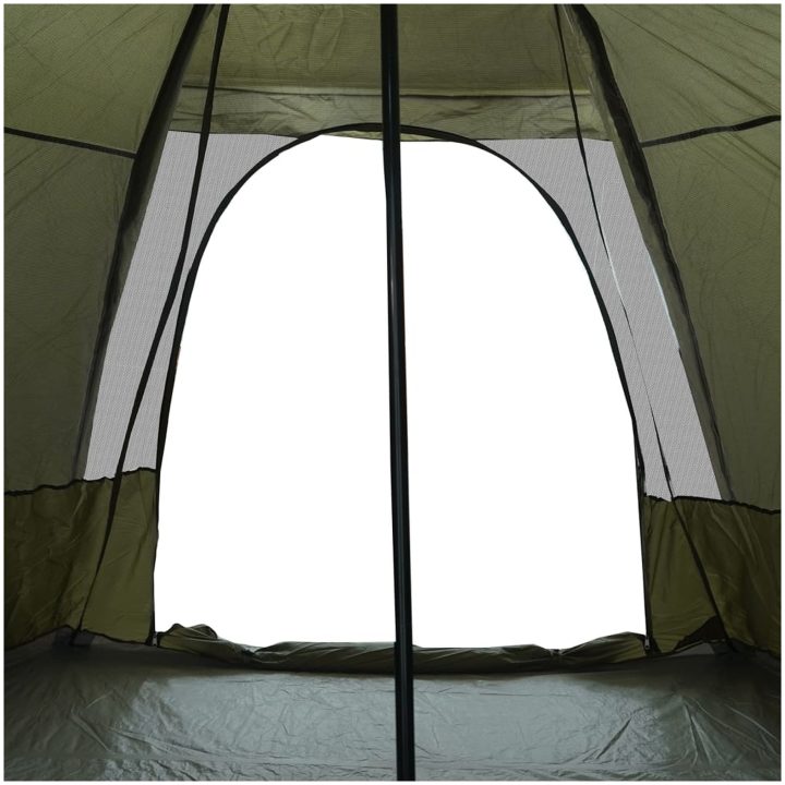 Familjetält tipi 6 personer olivgrön vattentätt vidaXL 6 - Person – bild 10