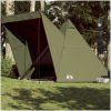 Familjetält tipi 6 personer olivgrön vattentätt vidaXL 6 - Person – miniatyr 1