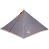 Familjetält tipi 7 person grå och orange vattentätt vidaXL – miniatyr 2