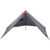 Familjetält tipi 7 person grå och orange vattentätt vidaXL – miniatyr 7