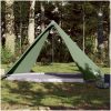 Familjetält tipi 8 personer grön vattentätt vidaXL – miniatyr 1