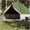Familjetält tipi grön vattentätt vidaXL 8 personer – miniatyr 1