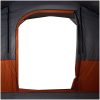 Familjetält tunnel 7 person grå och orange vattentätt vidaXL 7 - Person – miniatyr 10