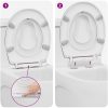 Familjetoalett med barnstol Snabbkoppling Duroplast vidaXL 37 x 44.5 x 4 cm – miniatyr 12