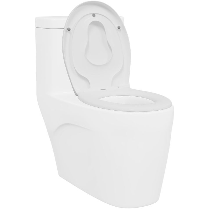 Familjetoalett med barnstol Snabbkoppling Duroplast vidaXL 37 x 44.5 x 4 cm – bild 3