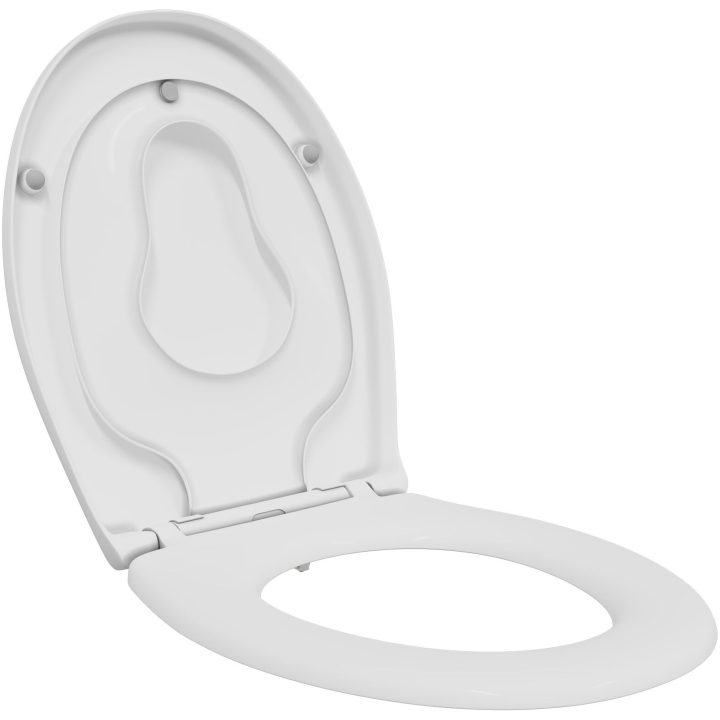 Familjetoalett med barnstol Snabbkoppling Duroplast vidaXL 37 x 44.5 x 4 cm – bild 5