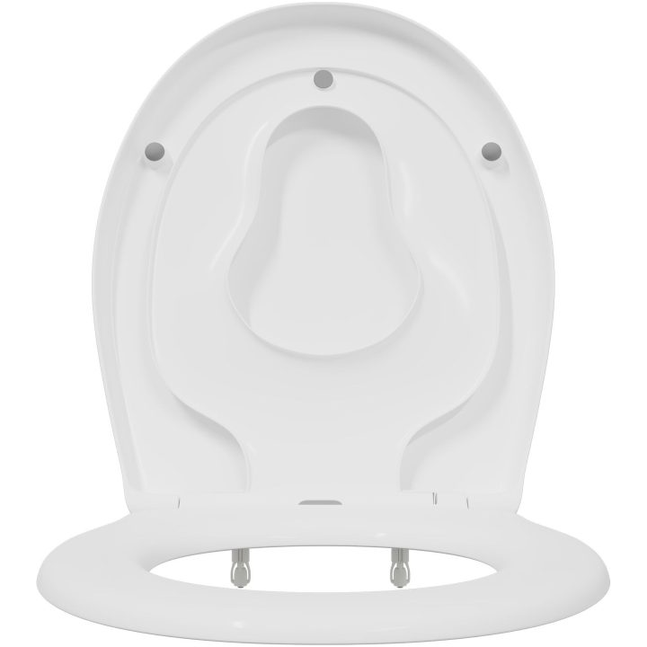 Familjetoalett med barnstol Snabbkoppling Duroplast vidaXL 37 x 44.5 x 4 cm – bild 7