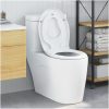 Familjetoalett med barnstol Snabbkoppling Duroplast vidaXL 37 x 44.5 x 4 cm – miniatyr 1