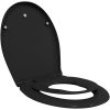Familjetoalettstol med barnstol Snabbavkoppling Duroplast vidaXL 37 x 44,5 x 4 cm – miniatyr 2