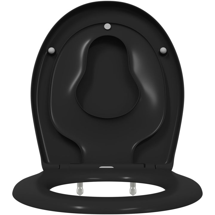 Familjetoalettstol med barnstol Snabbavkoppling Duroplast vidaXL 37 x 44,5 x 4 cm – bild 6