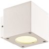 Fasadarmatur Cube, 2x3W, LED, Vit, IP54 MALMBERGS – miniatyr 1