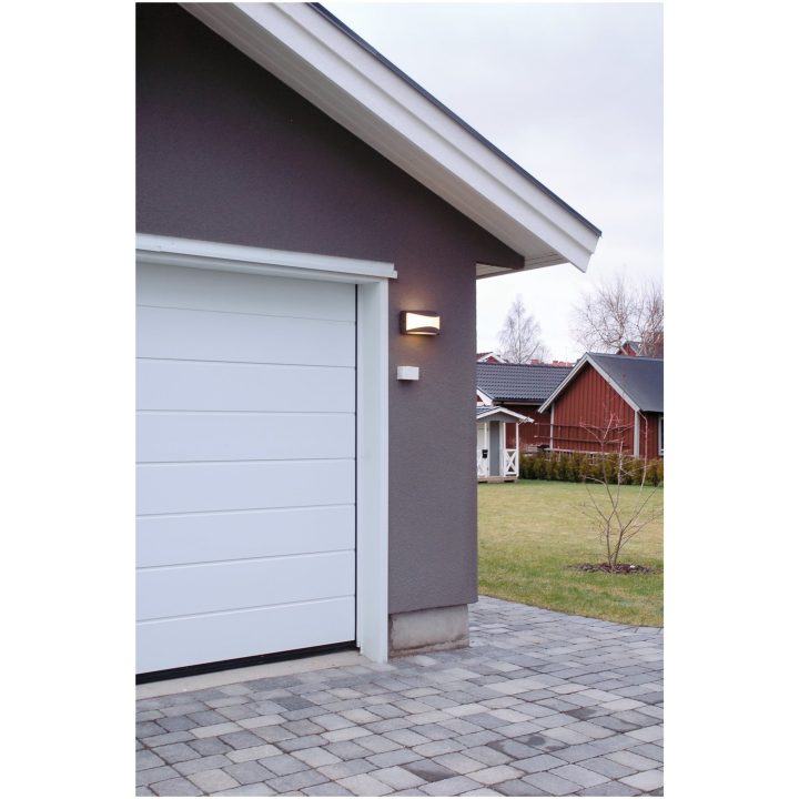 Fasadarmatur Glasgow, Svart, Opal, E27, IP44 MALMBERGS – bild 3