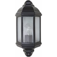 Fasadarmatur Lysekil, Svart, 15W, E27, IP33 MALMBERGS