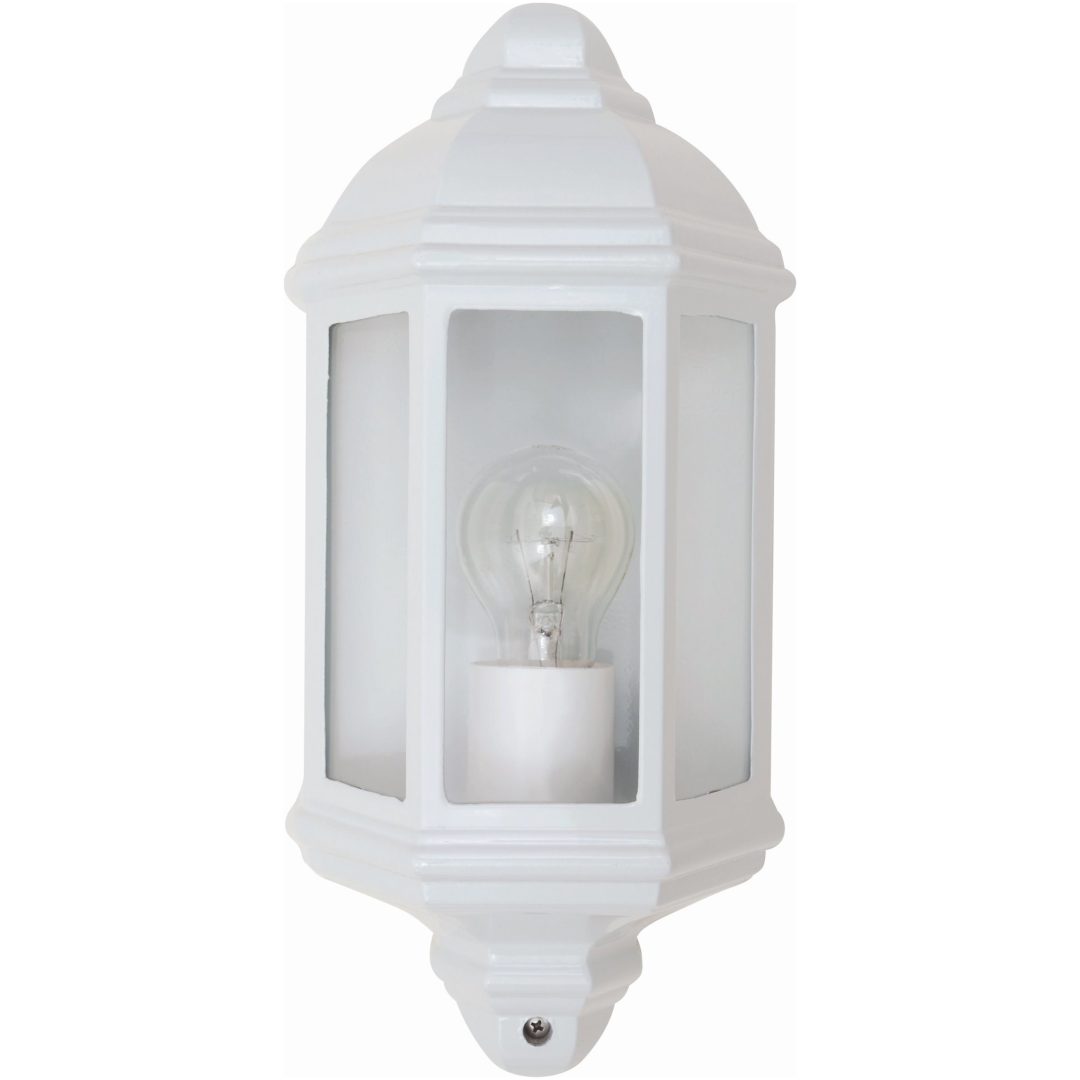 Fasadarmatur Lysekil, Vit, 15W, E27, IP33 MALMBERGS