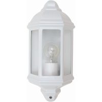 Fasadarmatur Lysekil, Vit, 15W, E27, IP33 MALMBERGS
