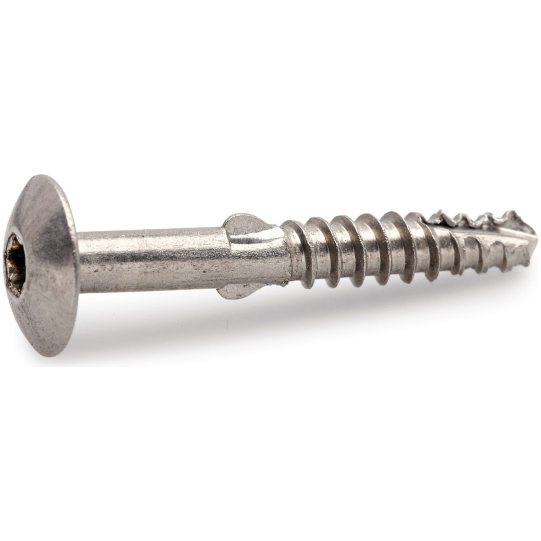 Fasadskruv 5,0x36 A2 Brk=200 FAST Dimension d x L mm: 5,0x36