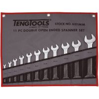 Fasta skruvnycklar i sats 6211MM Teng Tools