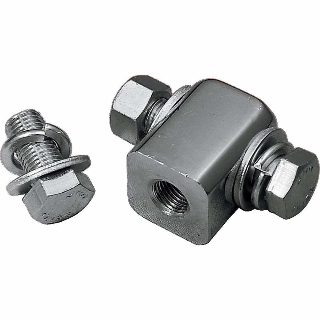 Fäste För Nedre-montering Framlampor Krom DRAG SPECIALTIES HDLITE MNTNG BLOCK W/HDWR